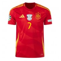 Maglie da calcio Spagna Alvaro Morata #7 Prima Maglia Europei 2024 Manica Corta